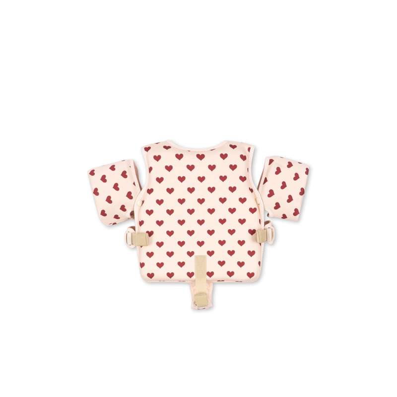 Konges Sløjd Hollis Neopren Badevest m. Vinger - Amour Rouge