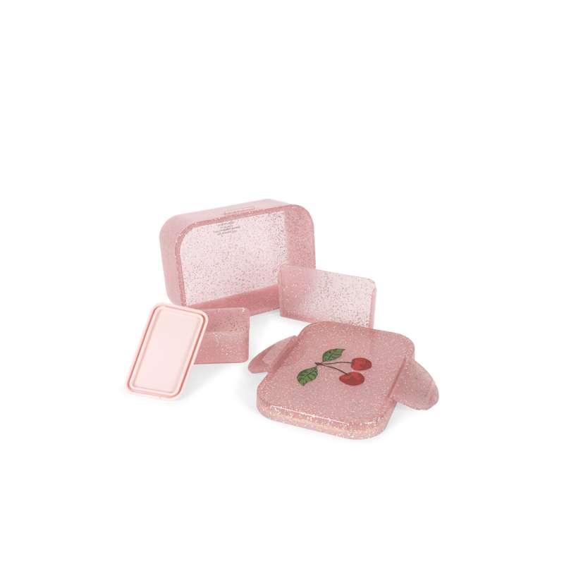 Konges Sløjd Lunchbox - Cherry Glitter 