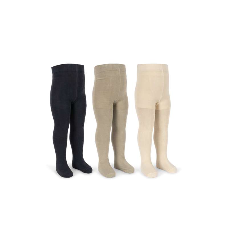 Konges Sløjd Collants - pack de 3 - Mistura de limão 