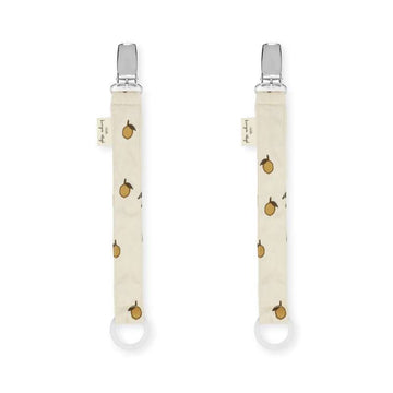 Konges Sløjd Schnullerband - 2er-Pack - Zitrone 