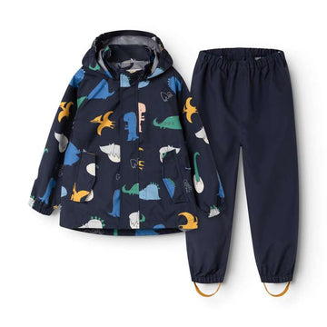 Liewood Pedia Rainwear - Dino Roar/Classic Navy