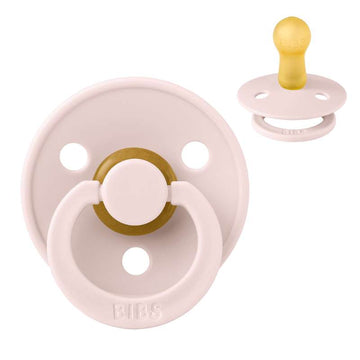 BIBS Rund Colour Smokk - Str. 2 - Naturgummi - Petal