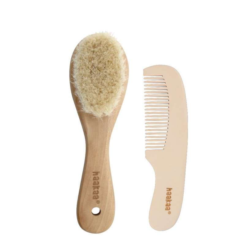 Haakaa Peigne et Brosse en Ensemble