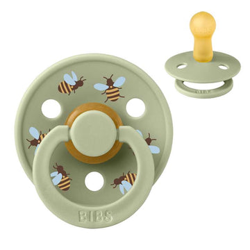 BIBS Rund Colour Smokk - Str. 2 - Naturgummi - Bumblebee Studio - Sage
