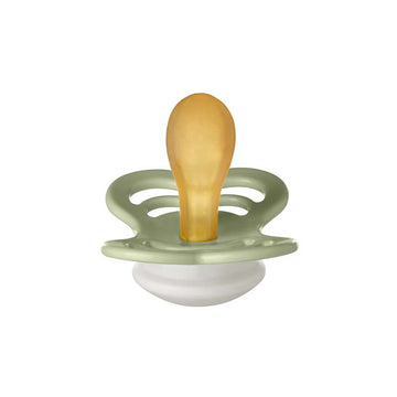 Bibs Supreme Биберон - р-р 2 - естествен каучук - GLOW - Салвия 