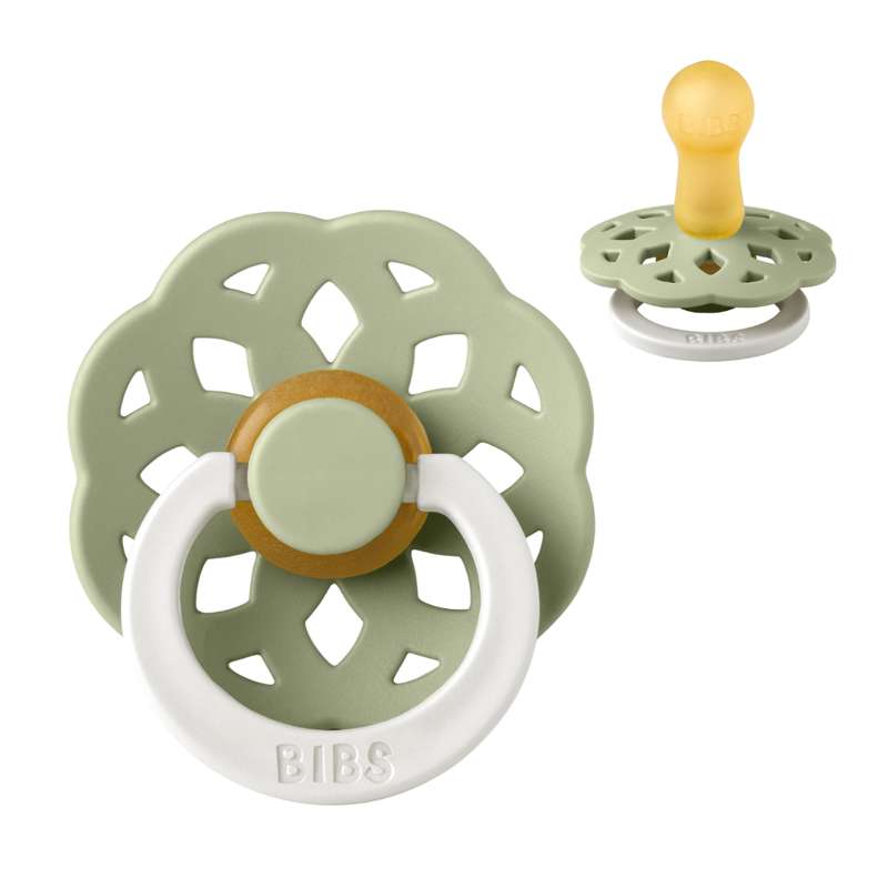 Bibs Boheme Cumlík - veľ. 2 - prírodná guma - GLOW - Sage 