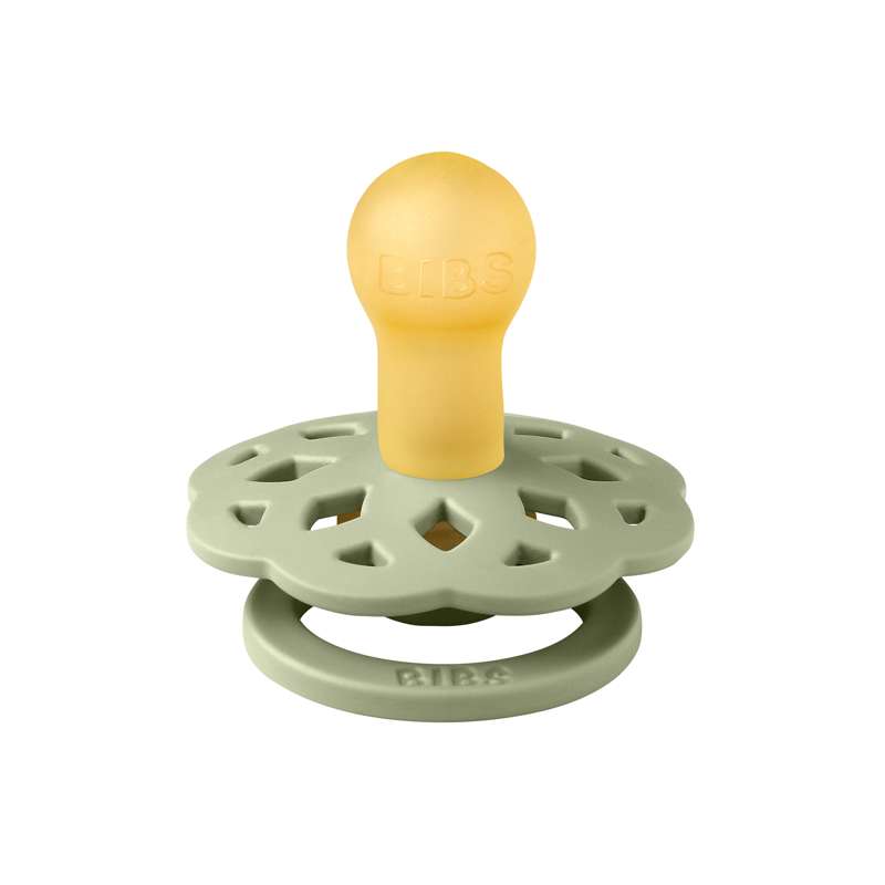 Bibs Boheme Pacifier - sz. 1 - natural rubber - Sage 