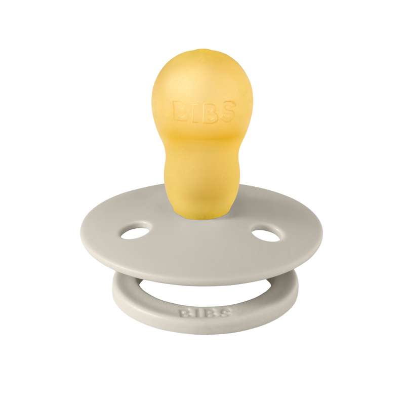 Bibs Ronde Colour Fopspeen - mt. 3 - natuurrubber - Zand 