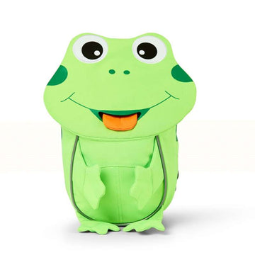 Affenzahn Small Ergonomic Backpack for Children - Neon Frog