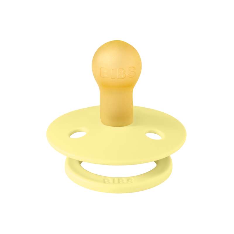 Bibs Kerek Colour Cumi - mé. 1 - természetes gumi - Napsütés 