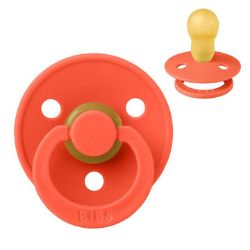 BIBS Rund Colour Sut - Str. 3 - Naturgummi - Tango