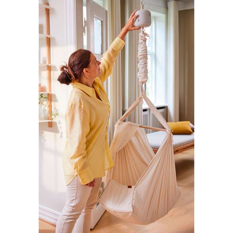 Membantu Bundle - Basic - Slyngevugge m. Vuggemotor og Loftophæng - Natur