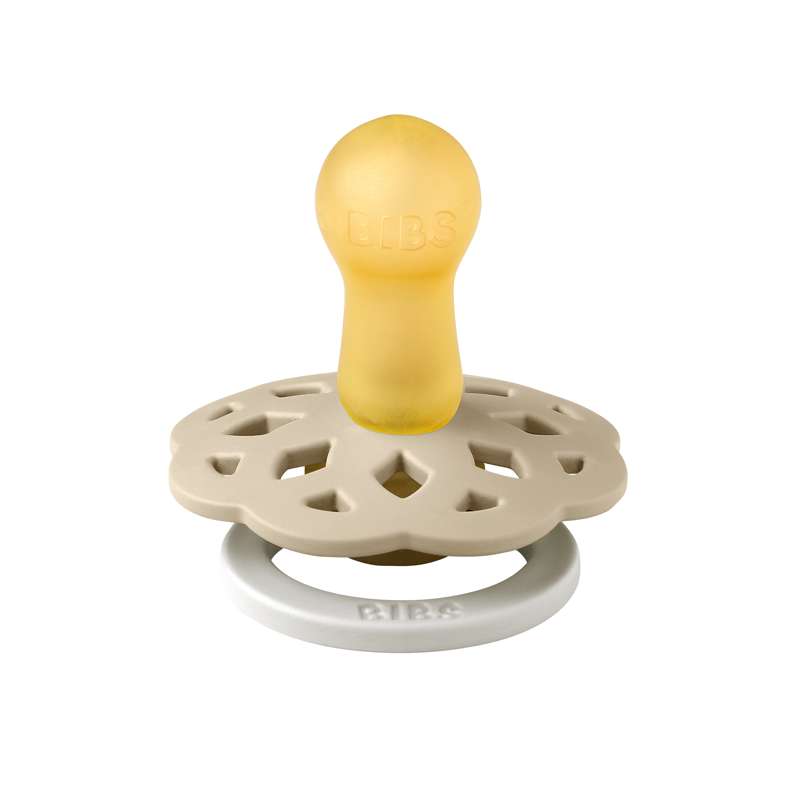 Bibs Boheme Duda - št. 2 - naravna guma - GLOW - Vanilija 