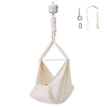 Membantu Bundle - Basic - Slyngevugge m. Vuggemotor og Loftophæng - Natur