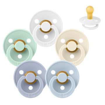 Bibs Round Colour Pacifier - Sample pack - 5 pcs. - sz. 1 - Winter is Coming 