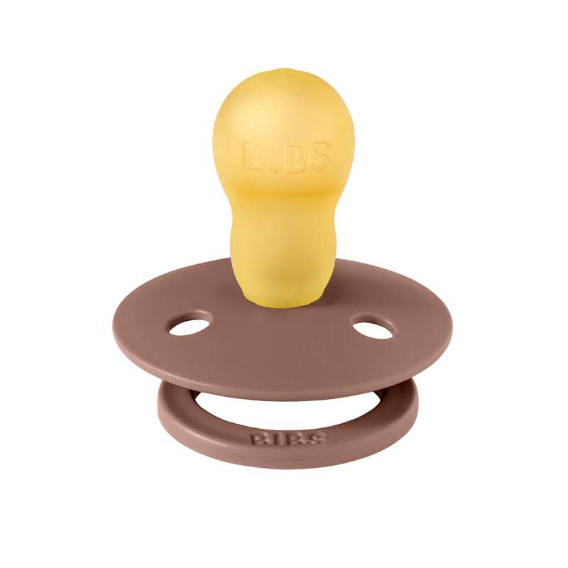 Bibs Ronde Colour Fopspeen - mt. 3 - natuurrubber - Woordmarter 