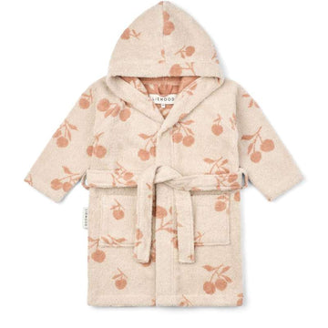 Liewood Lilana Bathrobe - Peach/Sea Shell 