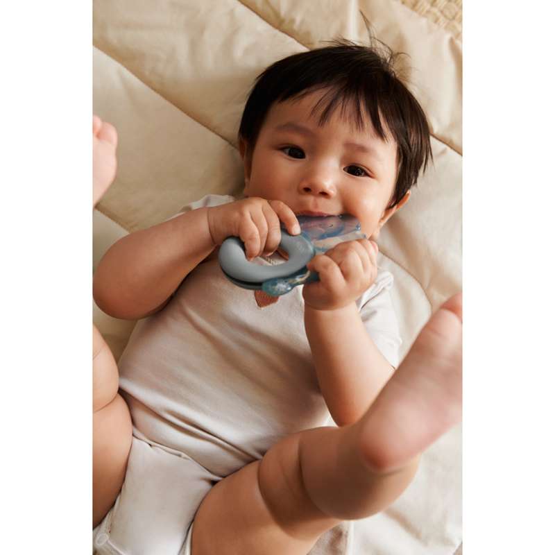 Liewood Rita Hűsítő Elefántharapás gyűrűk - 2 db - Sandy/Dove Kék 