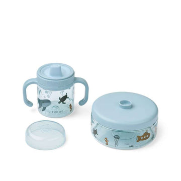 Liewood Beatrix Servicesæt - Sea Creature/Sandy