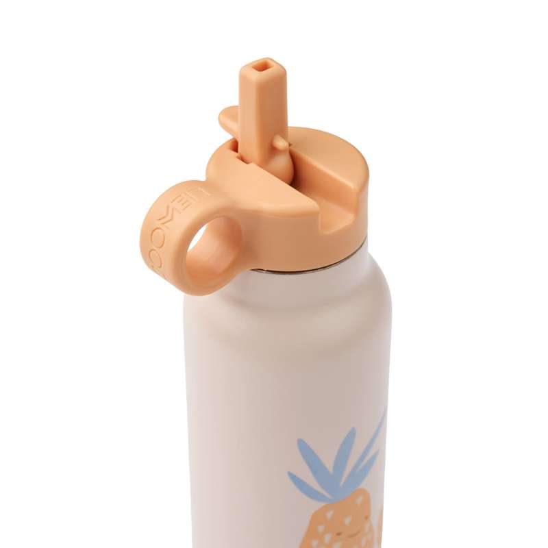 Liewood Falk Drikkeflaske - Rustfrit Stål - 350ml - Pineapple/Sandy