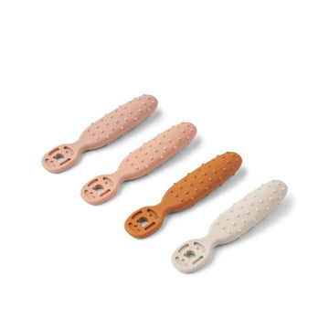 Liewood Caelia Baby Læringsskjeer - 4 stk - Pale Tuscany/Multi Mix