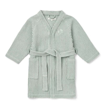 Liewood Bertha Robe de bain - Rayures Y/D Menthe/Crème de la Crème 