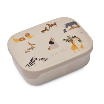 Liewood Arthur Lunchbox mit Fächern – 900 ml – Stahl/Silikon – All Together/Sandy