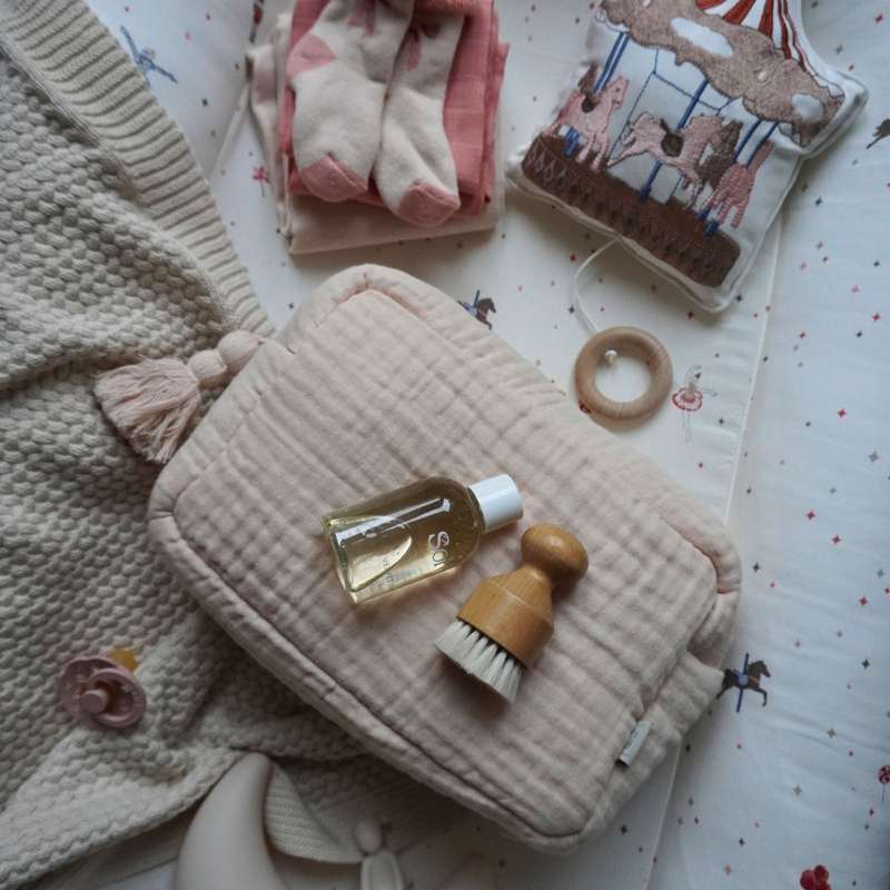 Cam Cam Copenhagen Muslin toaletní taška - OCS - Latte 