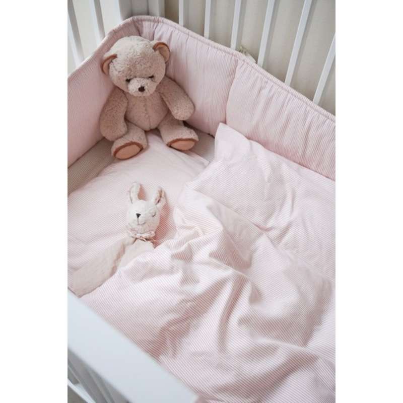 Cam Cam Copenhagen Roupa de Cama - Júnior - GOTS - Classic Stripes Rose