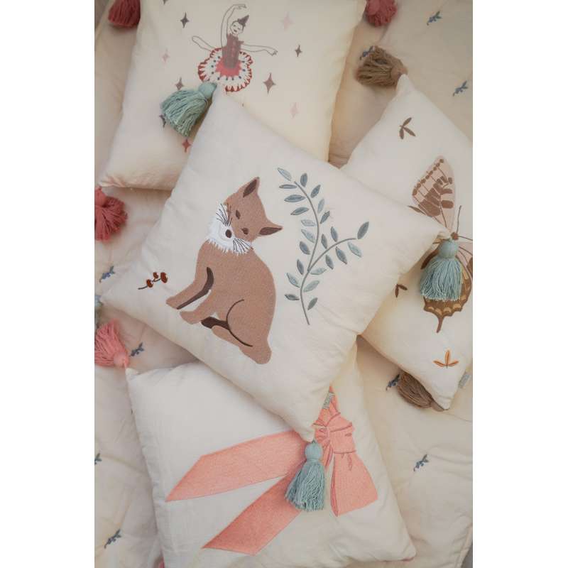 Cam Cam Copenhagen Cuscino - Ricamato - OCS - Woodland