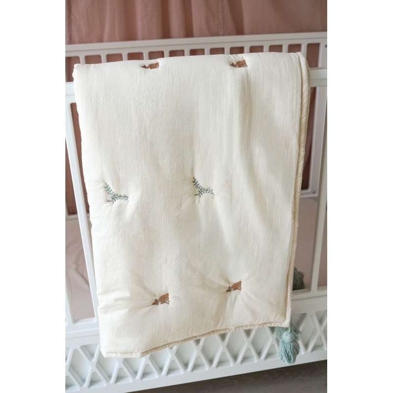 Cam Cam Copenhagen Brodert Teppe til Barn - OCS - Woodland