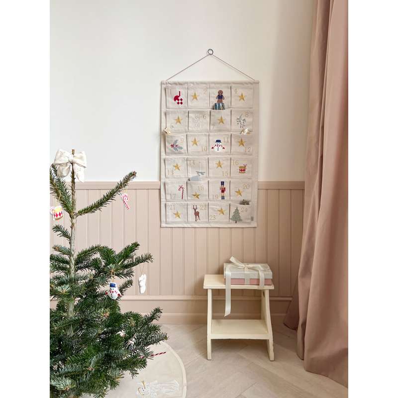 Cam Cam Copenhagen Adventski kalendar - GOTS - Bež