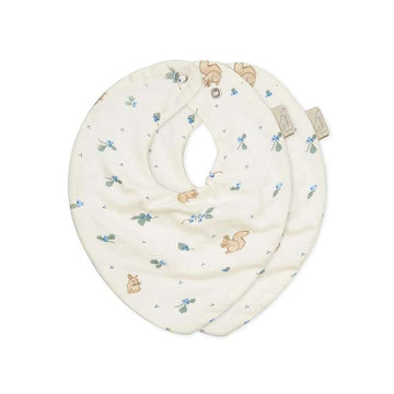 Cam Cam Copenhagen Bandana Savlesmæk - 2-pak - GOTS - Blueberries