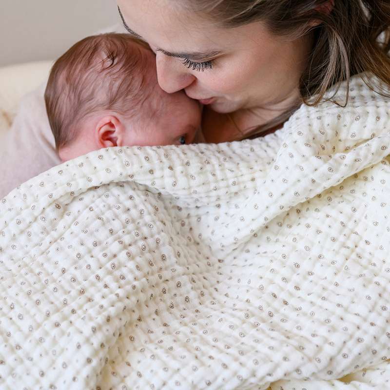 Cam Cam Copenhagen Муслиново бебешко одеяло - GOTS - Роун 