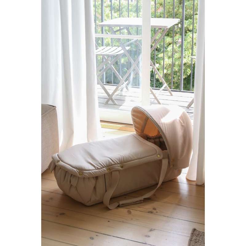 Cam Cam Copenhagen Willow Baby Lift - Bundle - Classic Stripes Camel/Almond