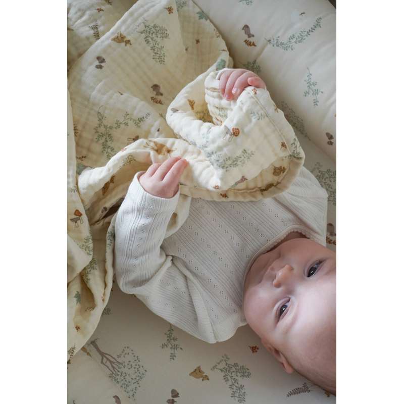 Cam Cam Copenhagen Muslin Baby Blanket - GOTS - Woodland