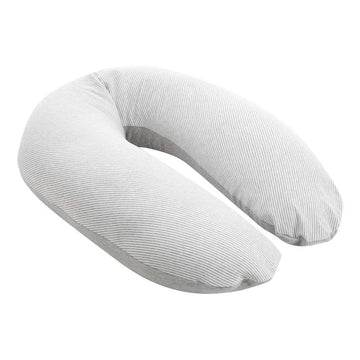 Coussin d'allaitement/grossesse Doomoo - Rayé - Gris