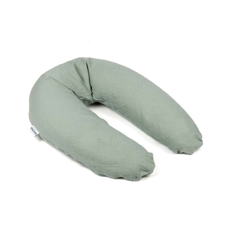 Doomoo Nursing/Pregnancy Pillow - Muslin - Green 