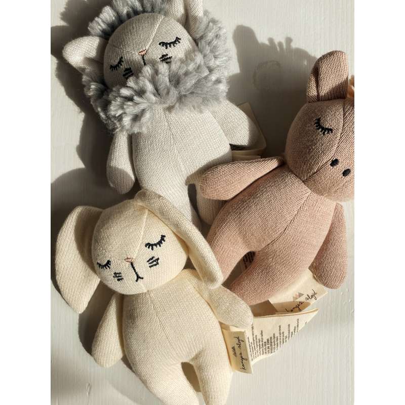 Konges Sløjd Mini-Teddybär-Kaninchen – gebrochenes Weiß