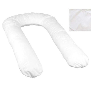 Fossflakes Superior Comfort-U Coussin de grossesse/allaitement incluant un drap en jersey