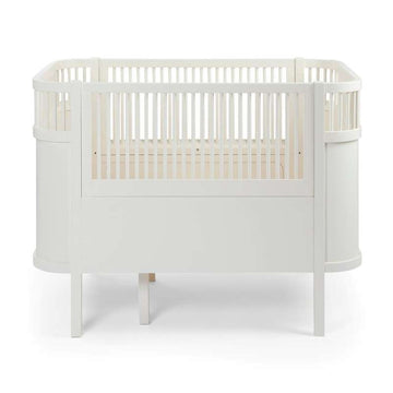 Sebra The bed 70x112.5/155 cm - Classic - Baby and Junior - White 