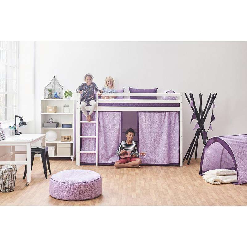 Hoppekids ECO Dream - Lit mi-hauteur - 90x200 cm. - Blanc