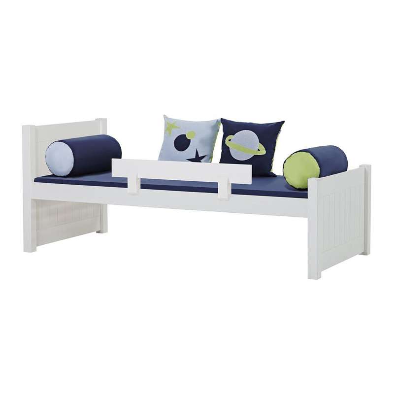 Hoppekids NOAH DELUXE - Juniorseng - 1 Mellem og 1 Høj Gavl - 90x200cm - Hvid