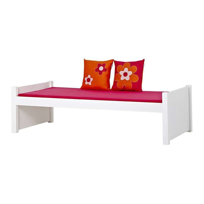 Hoppekids NOAH DELUXE - Juniorseng - 2 Mellem Gavle - 90x200cm - Hvid