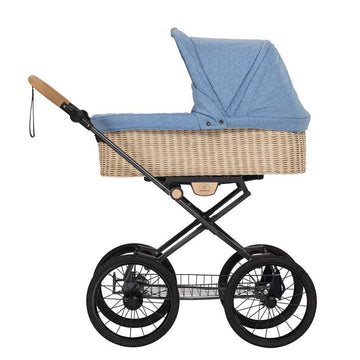 Naturkind Kinderwagen - Ida Geflecht - 76cm. - Vergissmeinnicht