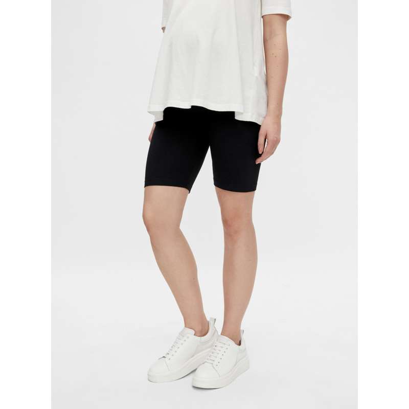 Mamalicious MLSANNI Calções de Ciclismo de Gravidez - 2-pack - Preto 