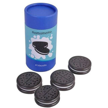 MaMaMeMo Legemad i Træ - Kakaokiks i Pakke - 4 stk.