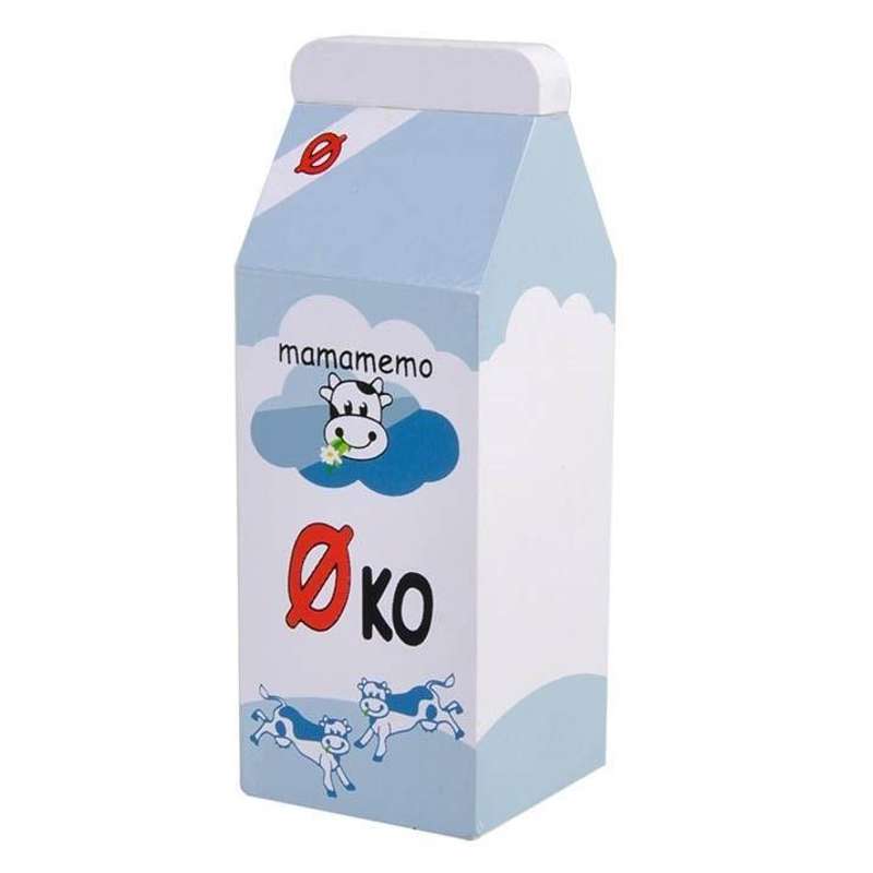 MaMaMeMo Wooden Play Food - Mini Milk (organic)