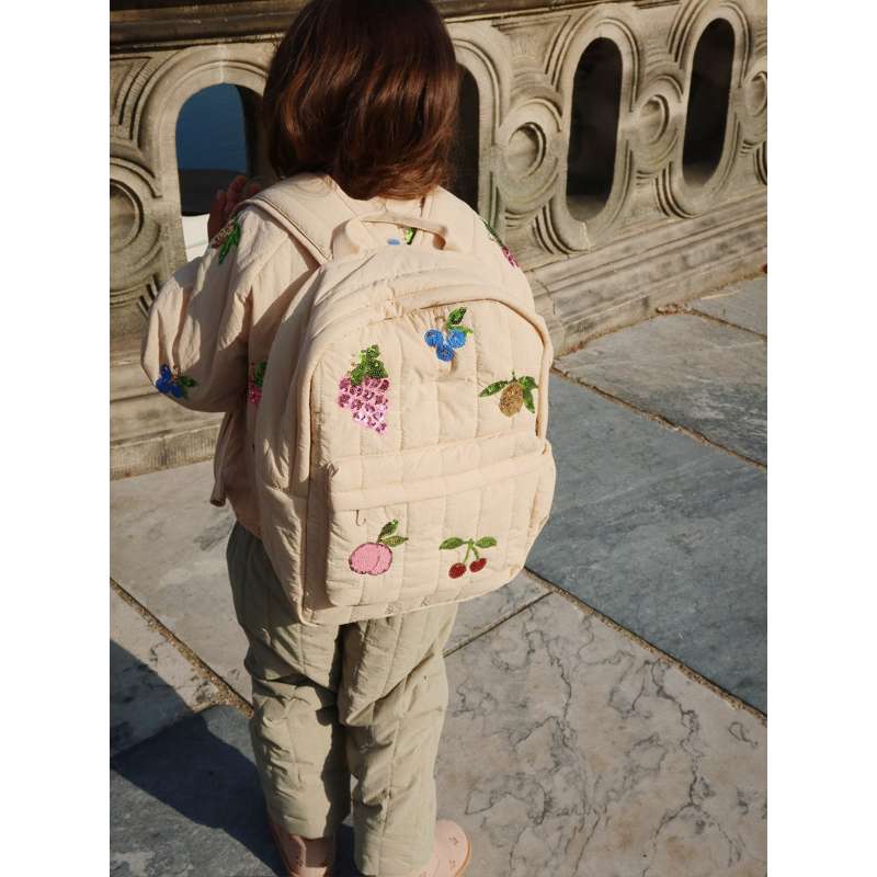 Konges Sløjd Juno Quilted Sequin Rygdæk - Midi - Frappé