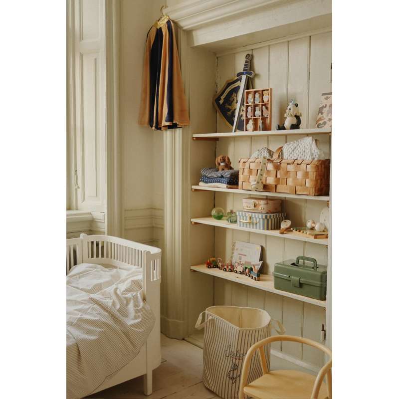 Konges Sløjd Sengetøj - Junior - Strandshavet - GOTS - Stripe Bluie